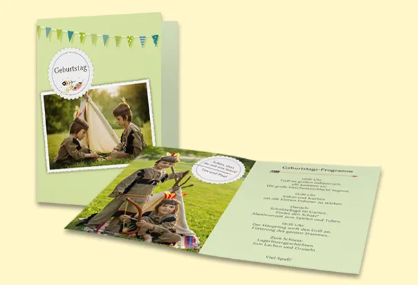 Besonderes Geburtstagsgeschenk mit Fotos finden, gestalten und bestellen. Wenn ihr selbst Geburtstag habt, koennt ihr auch Einladungskarten ganz einfach gestalten.