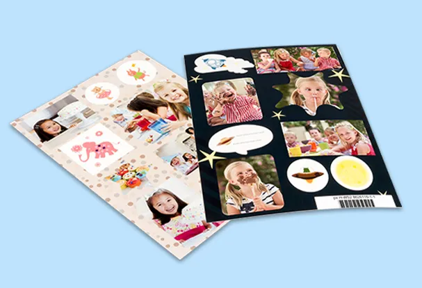 Entweder Fotobuch zum Geburtstag gestalten oder selber eines herstellen und mit den hochwertigen Kreativstickern schmuecken. Fuer jeden Anlass gibt es passende Vorlagen.