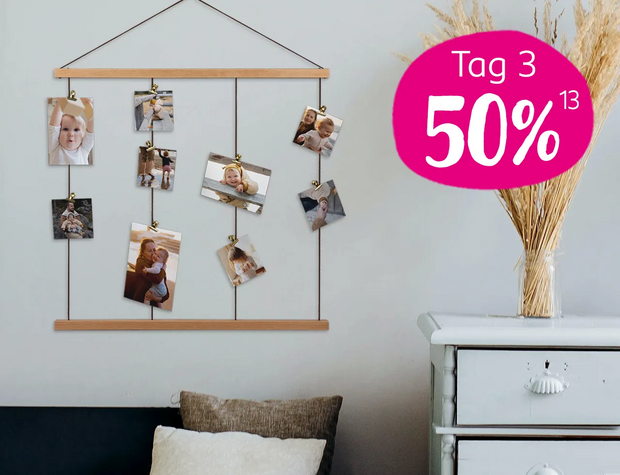 Black Week 2024, Fotohalter aus Holz, 50% Rabatt Fotohalter zum Aufhängen an der Wand zur Präsentation von Erinnerungen. Jetzt 50% Rabatt während der Black Week 2024 sichern.
