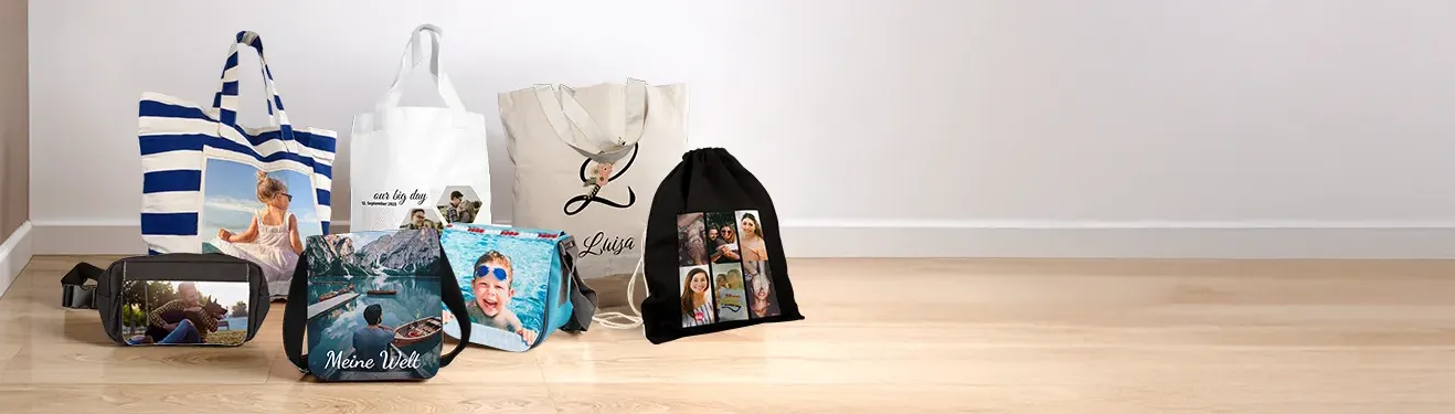 Bereitet euren Liebsten eine Freude! Die abgebildeten Fotogeschenke lassen sich individuell mit euren Fotos gestalten.