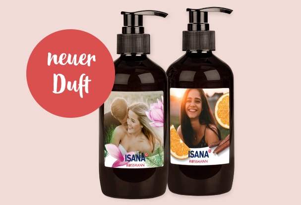 ISANA Aromaseife mit Foto und Text personalisieren - jetzt in zwei Düften erhältlich