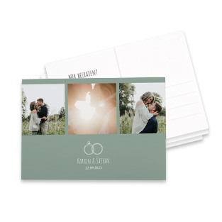 Individuelle Postkarten mit persönlichem Design, perfekt für Grüße oder Einladungen zu jeder Gelegenheit.