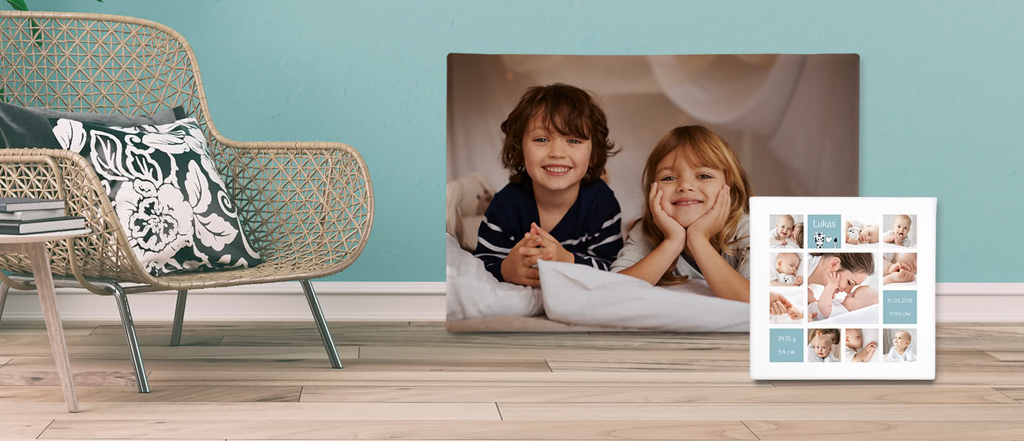 Familienfotos online bestellen in der ROSSMANN Fotowelt und immer schoene Erinnerungsideen zum Verschenken bereithalten. Tolle Fotoprodukte zum Gestalten warten auf Sie.