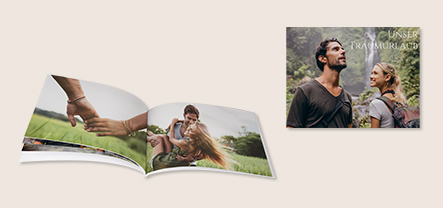 Heute Fotobuch gestalten und ein Softcover im A5 Format waehlen. Ihr Softcoverbuch wird im hochwertigen Digitaldruck gedruckt und mit Liebe verarbeitet.