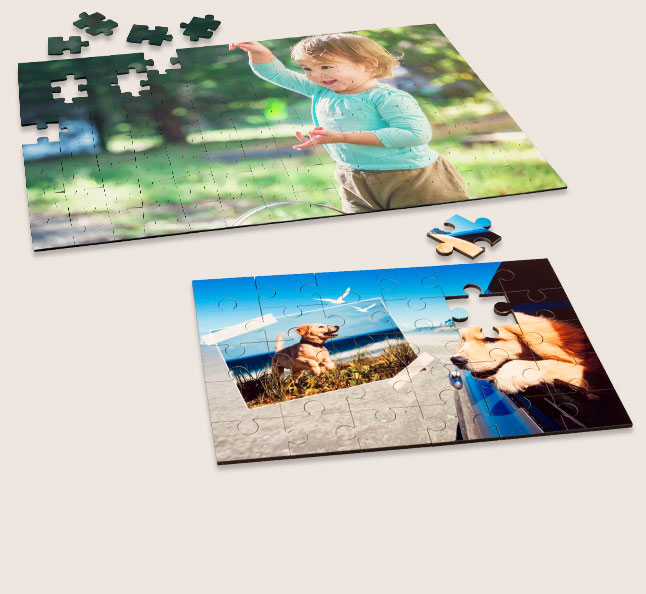 Spiele selbst gestalten mit Fotos, Texten und Stickern und in der ROSSMANN Fotowelt online bestellen. Suchen Sie sich jetzt Ihr Fotopuzzle im A3 oder A4 Format aus.