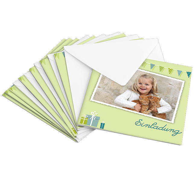 Hochwertiges Fotobuch zum Geburtstag verschenken und passend dazu eine personalisierte Grusskarte gestalten. Damit werden Sie zum Meister-Geschenkemacher.