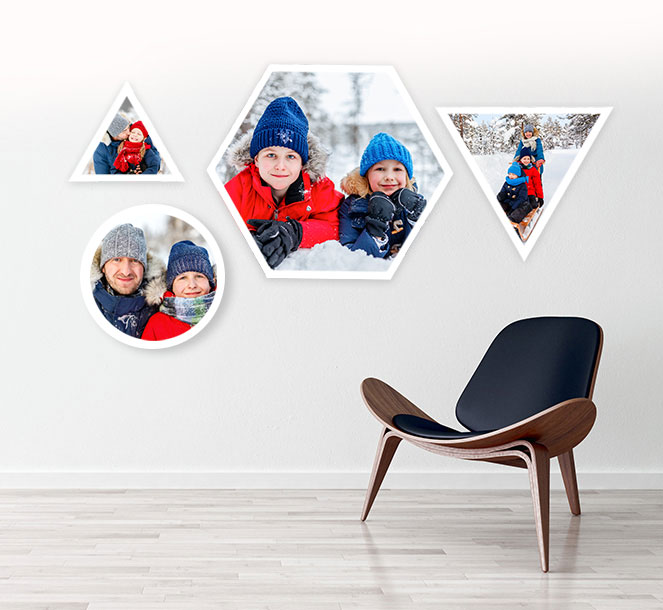 Moderne Winterdeko selber machen, indem Sie in der ROSSMANN Fotowelt unsere Forex-Formen mit Ihren Bildern befuellen. Die Forex-Formen sehen sehr hochwertig aus.