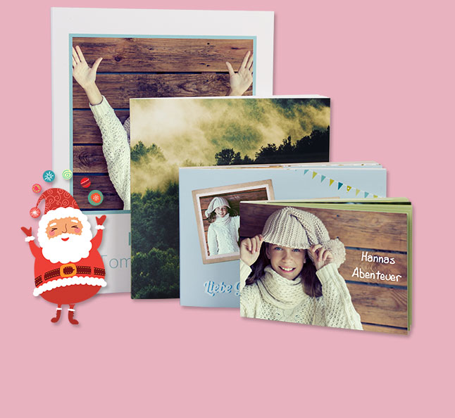 Grossartige Weihnachtsgeschenke mit Fotos gestalten und fuer die Liebsten selber basteln. Die Ideen sammeln Sie auf unseren Inspirationsseiten. Jetzt stoebern.