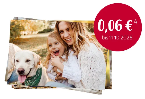 Fotoabzüge mit persönlichen Fotos für 0,06 Euro bestellen ROSSMANN Fotoabzüge mit eigenen Fotos für 0,06 Euro pro Bild