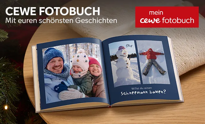 Fotos im Cewe Fotobuch drucken lassen Fotos in einem Cewe Fotobuch als Erinnerung mit persönlichen Aufnahmen
