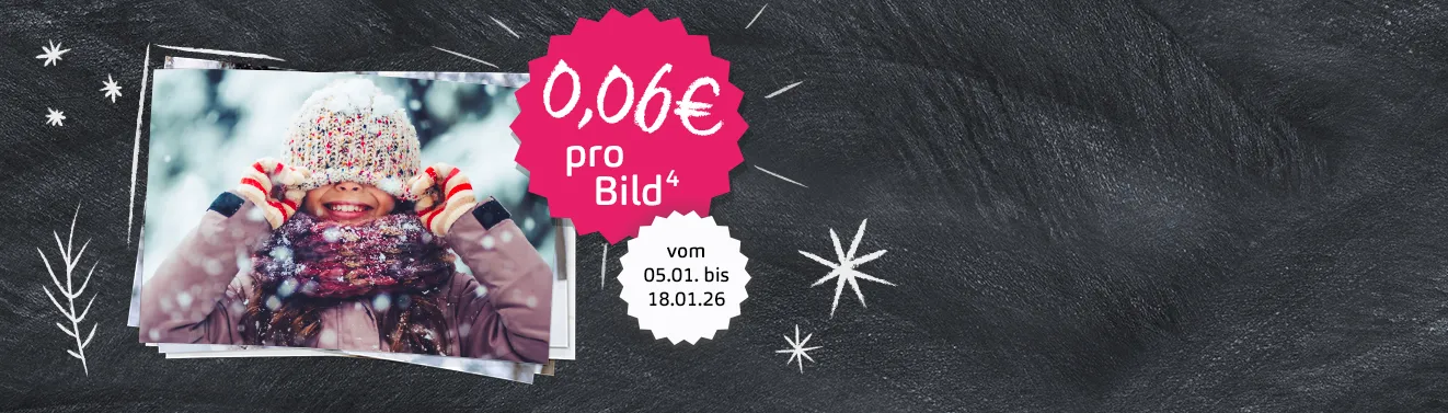 Aktion 10er Fotoabzüge Digitaldruck - 20% auf Euer Lieblingsmotiv Euer Favorit ist jetzt im Angebot – holt ihn euch, solange der Rabatt gilt!