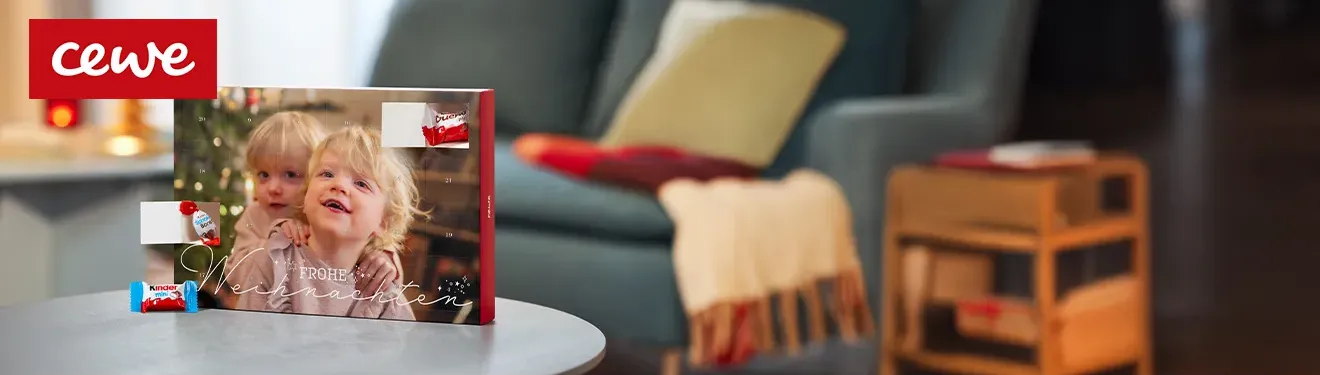 Verschiedene Adventskalender bei CEWE entdecken