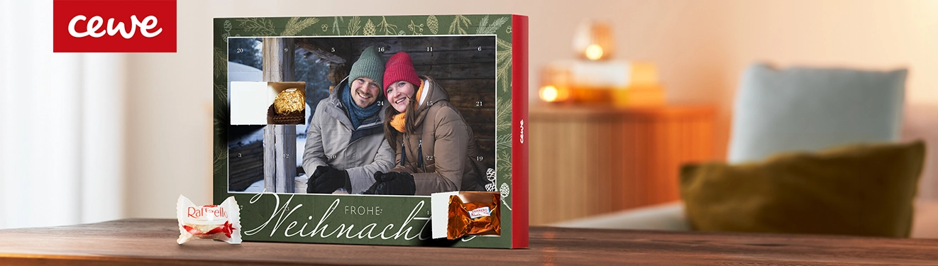 Adventskalender CEWE Adventskalender mit verschiedenen Füllungen von CEWE