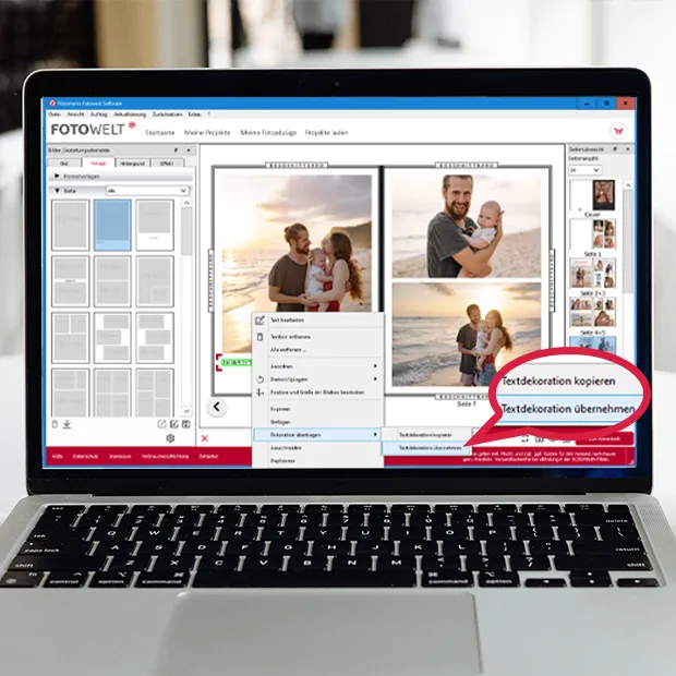 Fotosoftware, neue Features Wir arbeiten stetig an der Verbesserung unserer Fotobuch Software. Erfahrt alles über die Neuerungen in der aktuellen Version der ROSSMANN Fotobuch Software.