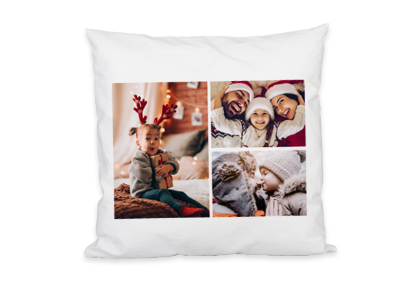 Bestellt jetzt ein quadratisches Kissen mit Foto. Die Kissen sind allerdings auch in rechteckig und in herzförmig erhältlich. Gestaltet euren neuen Kuschelpartner.
