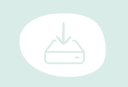 Symbol eines Download-Ordners – Fotos mit ROSSMANN Fotosoftware gestalten und in die Filiale oder nach Hause liefern lassen.