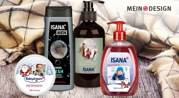 Einzigartige personalisierte Weihnachtsgeschenke in der ROSSMANN Fotowelt gestalten und direkt online bestellen.
