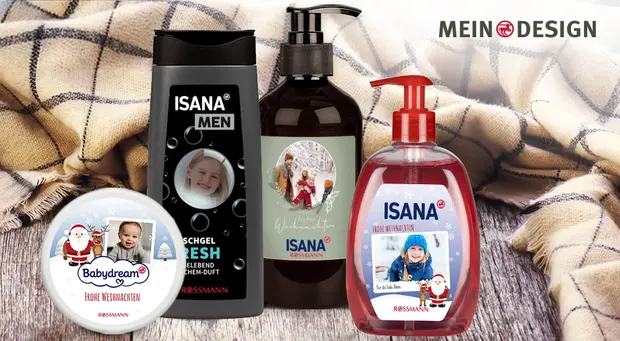 Einzigartige personalisierte Weihnachtsgeschenke in der ROSSMANN Fotowelt gestalten und direkt online bestellen.