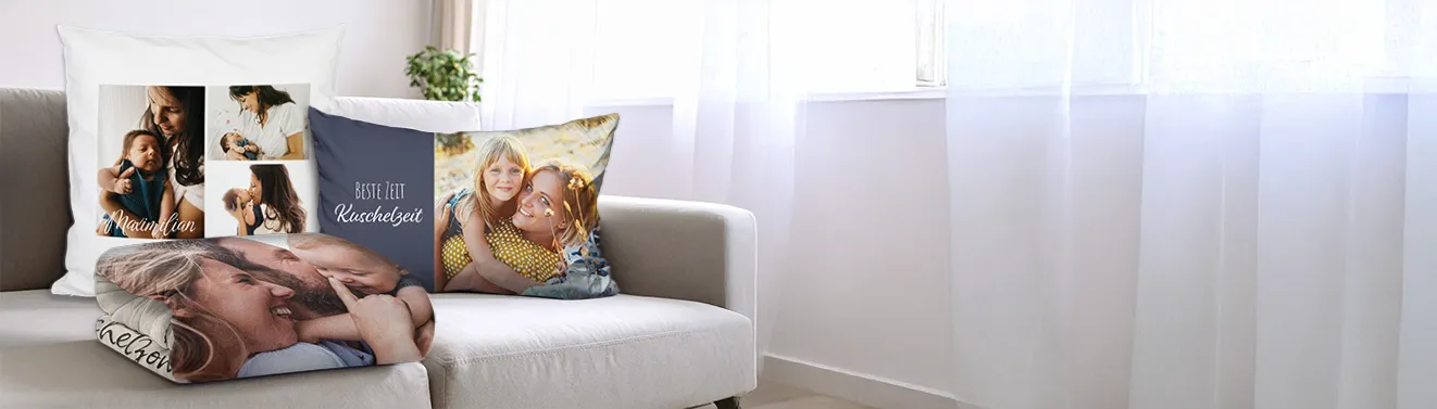Individuelle Geschenke mit euren Fotos gestalten Bereitet euren Liebsten eine Freude! Die abgebildeten Fotogeschenke lassen sich individuell mit euren Fotos gestalten.