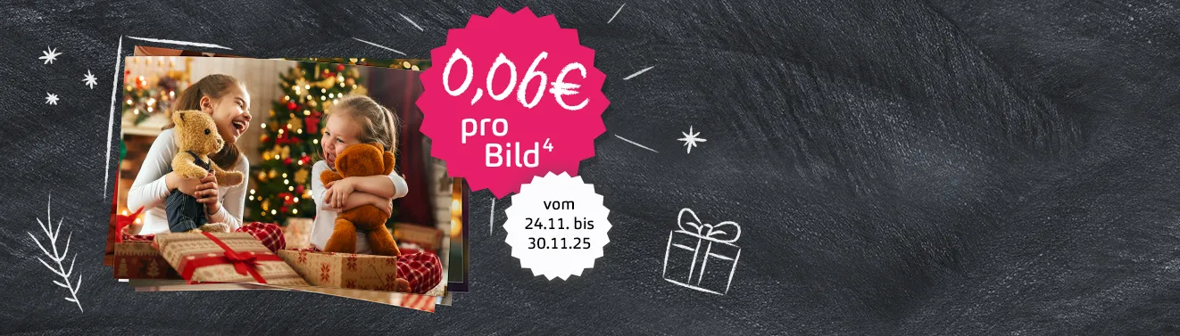 Eine Auswahl hochwertiger Fotoabzüge. Lasst eure schönsten Erinnerungen als Fotos in eurer Wunschgröße entwickeln.