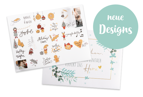 Entwerft einen Adventskalender ohne Schokolade und überrascht eure Liebsten mit persönlichen Fotos. Bereitet euren Liebsten eine Freude, auch schon in der Vorweihnachtszeit.