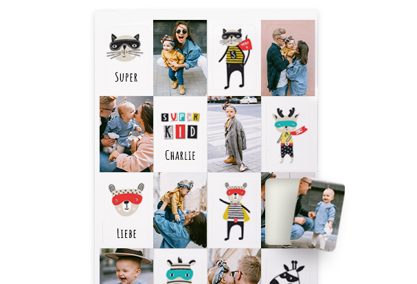 Fotosticker, selbstklebend oder magnetisch, runde Ecken Die Fotosticker und Magnete aus der ROSSMANN Fotowelt können im 4er, 8er oder 16er-Set bestellt werden. Matt oder glänzend, vorgestanzt mit abgerundeten Ecken.