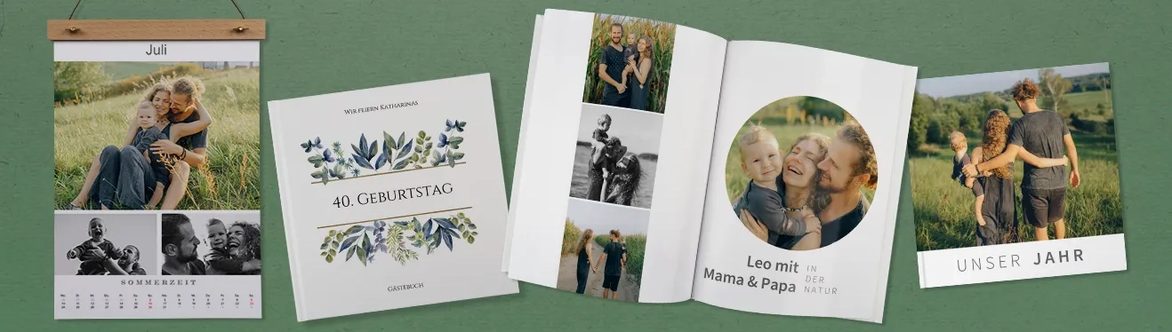 Zahlreiche nachhaltige Geschenkideen, wie diverse Fotobücher, sind in der ROSSMANN Fotowelt erhältlich. Überzeugt euch selbst von der nachhaltigen Qualität.
