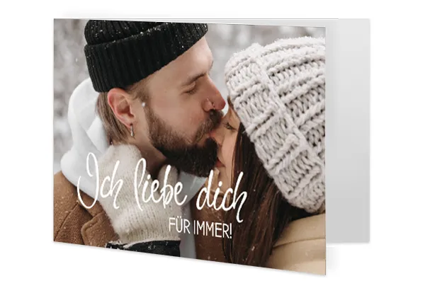 Gestaltet Karten mit Fotos zu besonderen Anlässen, in verschiedenen Varianten erhältlich.
