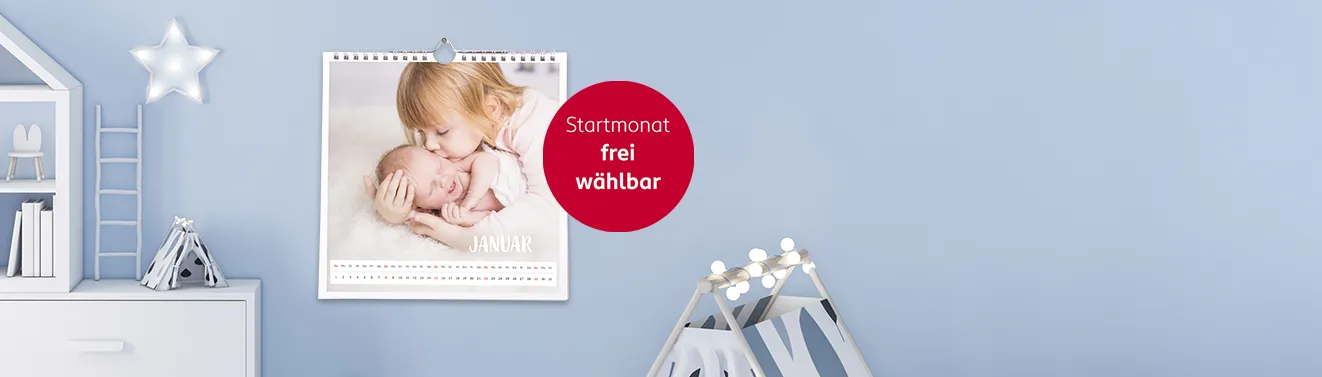 ROSSMANN Fotokalender, große Produkt- & Designauswahl Zu sehen ist ein individuell bedruckter Kalender mit Fotos. Designt auch ihr euren eigenen Kalender für das ganze Jahr!