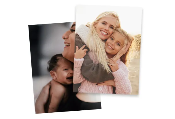 Gestaltet beeindruckende große Bilder im Hochformat. Perfekt in Szene gesetzt, werden eure schönsten Erinnerungen jedem Raum einen besonderen Touch verleihen.