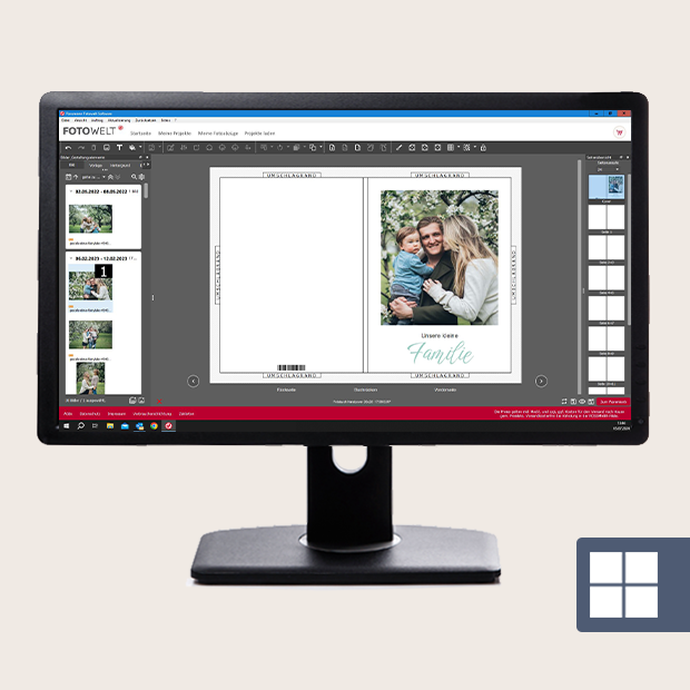 Fotobuch Software Download für Windows Die ROSSMANN Fotosoftware für Windows herunterladen. Gestaltet wunderschöne Fotobücher, Kalender und allerlei personalisierte Fotogeschenke ganz einfach auf eurem Rechner.