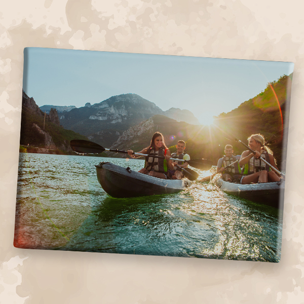 Wandbilder gestalten Persönliches Wandbild mit Outdoor-Fotomotiv als individuelle Wanddekoration