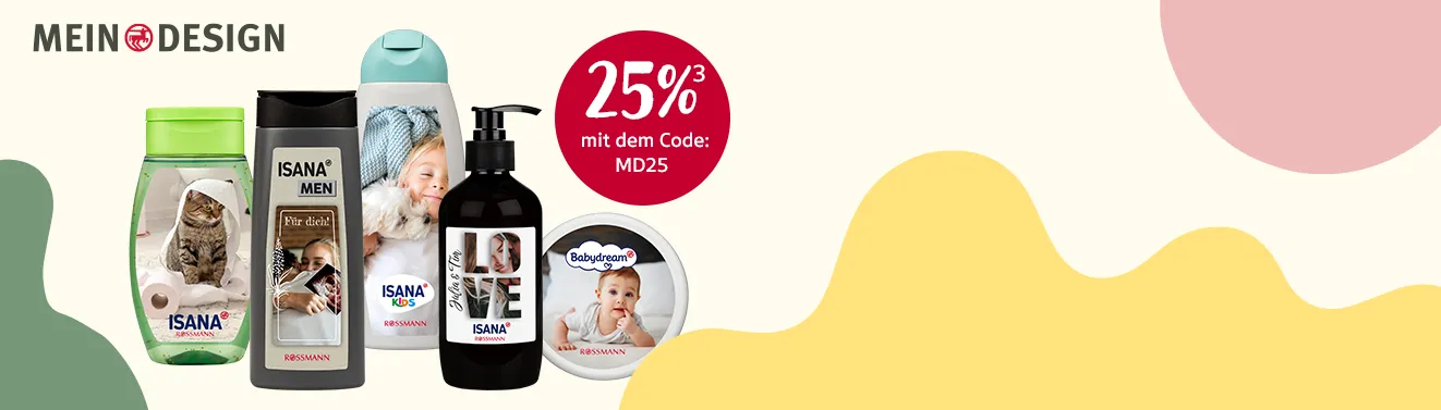 Für euer ganz persönliches Duschgel mit Foto bieten wir euch in der ROSSMANN Fotowelt viele schöne Designvorlagen. Lasst euch inspirieren und werdet zum Produktdesigner.
