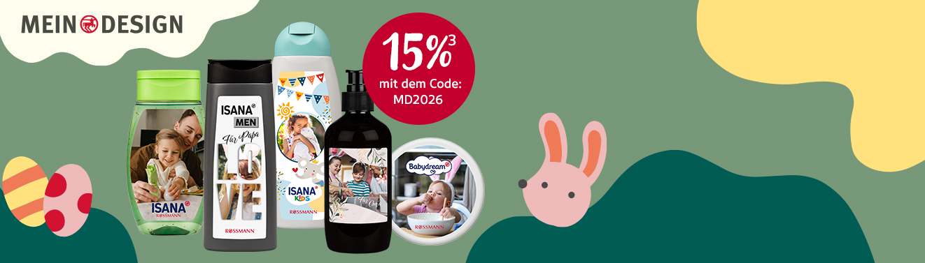 Für euer ganz persönliches Duschgel mit Foto bieten wir euch in der ROSSMANN Fotowelt viele schöne Designvorlagen. Lasst euch inspirieren und werdet zum Produktdesigner.