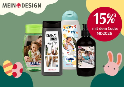 Mit MEIN DESIGN von ROSSMANN könnt ihr euer Duschgel mit Foto gestalten. Einfach Lieblingsfotos hochladen und auf verschiedene Produkte drucken lassen.