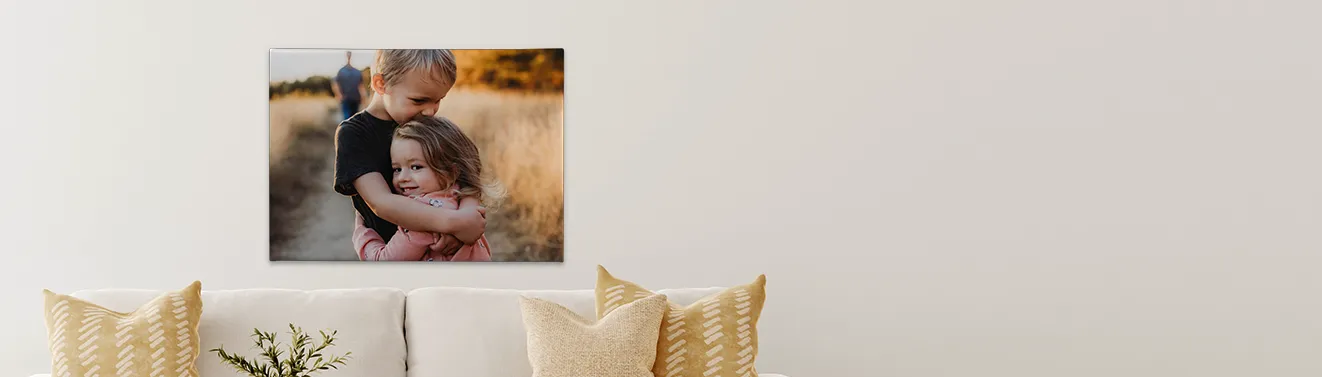 Persönliche Fotos auf Leinwand als individuelle Wanddekoration