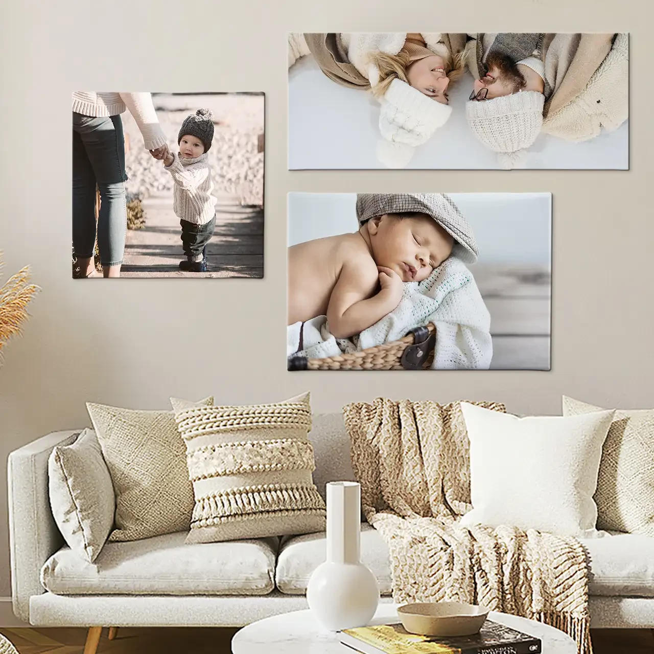 Lasst in der ROSSMANN Fotowelt eine Leinwand bedrucken. Dabei könnt ihr zwischen 2 cm und 4 cm dicken Leinwänden und verschiedenen Größen und Formaten wählen.