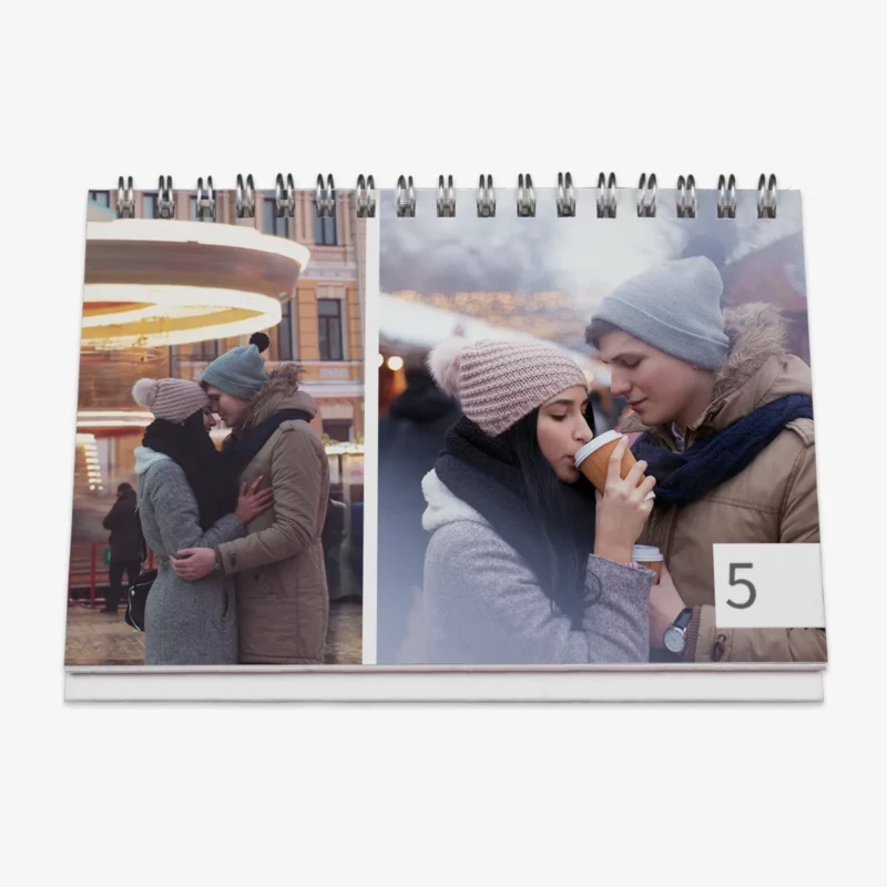 Tisch-Adventskalender könnt ihr individuell mit Fotos, Cliparts und Texten gestalten. Die Motive werden dann auf glänzendes Digitaldruckpapier gedruckt.