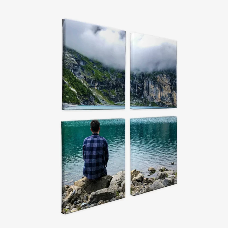 Mit mehrteiligen Wandbildern zaubert ihr aus euren Fotos echte Hingucker. Der hochwertige Farbdruck sorgt für eine langlebige Wanddekoration.