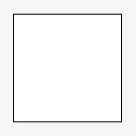 Weißes Quadrat auf grauem Grund, das die Kissengröße 70 x 70 cm visualisieren soll. 