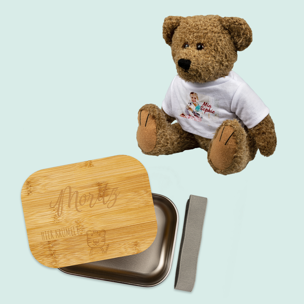 Praktische Fotogeschenke für Kinder, individuelle Produktauswahl, tolle Designvorlagen Gestaltet für Kinder Geschenke mit Foto und erleichtert ihnen damit, den Tag in der Schule und im Kindergarten.