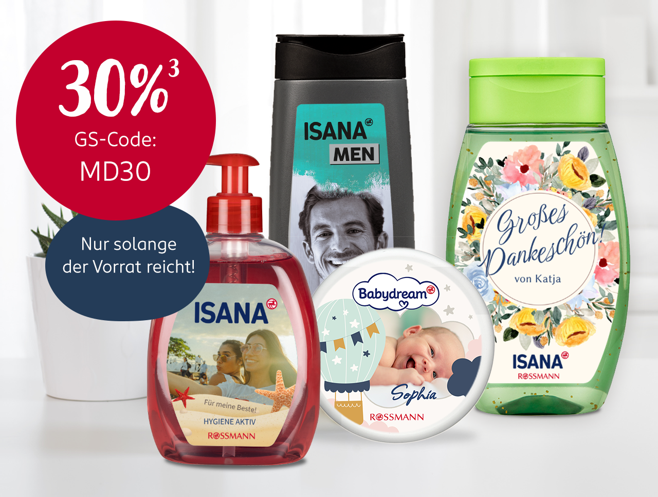 Mit MEIN DESIGN von ROSSMANN könnt ihr euer Duschgel mit Foto gestalten. Einfach Lieblingsfotos hochladen und auf verschiedene Produkte drucken lassen.