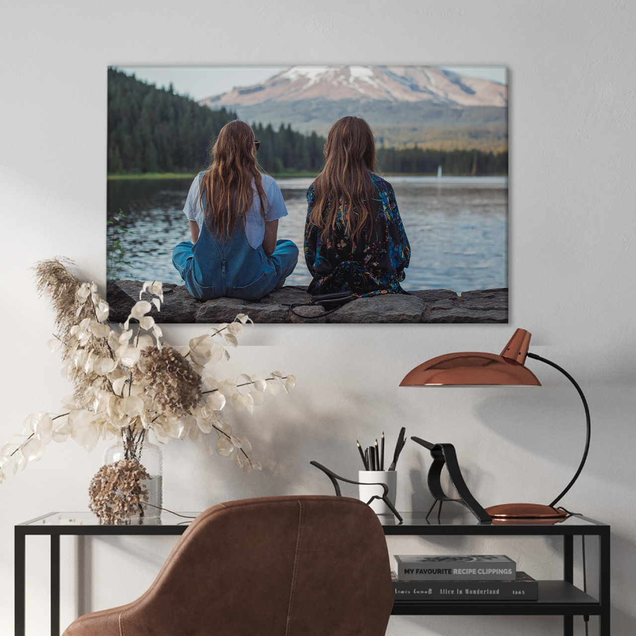 Personalisierte Wandbilder, einzeln oder mehrteilig Kombiniert einzelne und mehrteilige Leinwände miteinander und erschafft einzigartige Wandbilder Galerien.