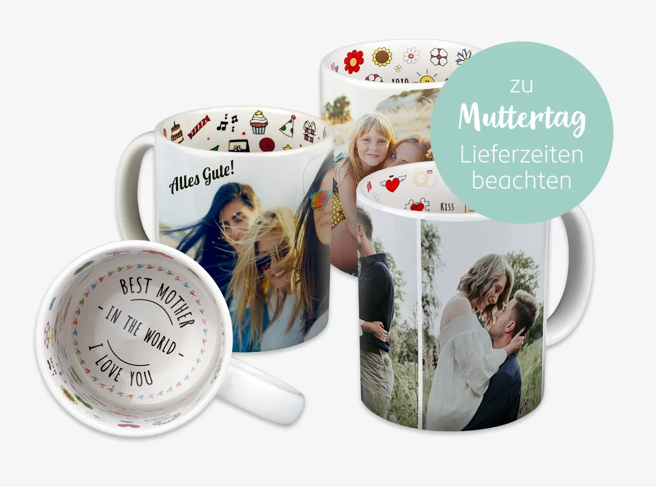 Weihnachtstassen, Tassen zum Geburtstag oder als Liebesbotschaft. Unsere Anlasstassen bieten euch passende und hübsche Motive zu vielen verschiedenen Anlässen.