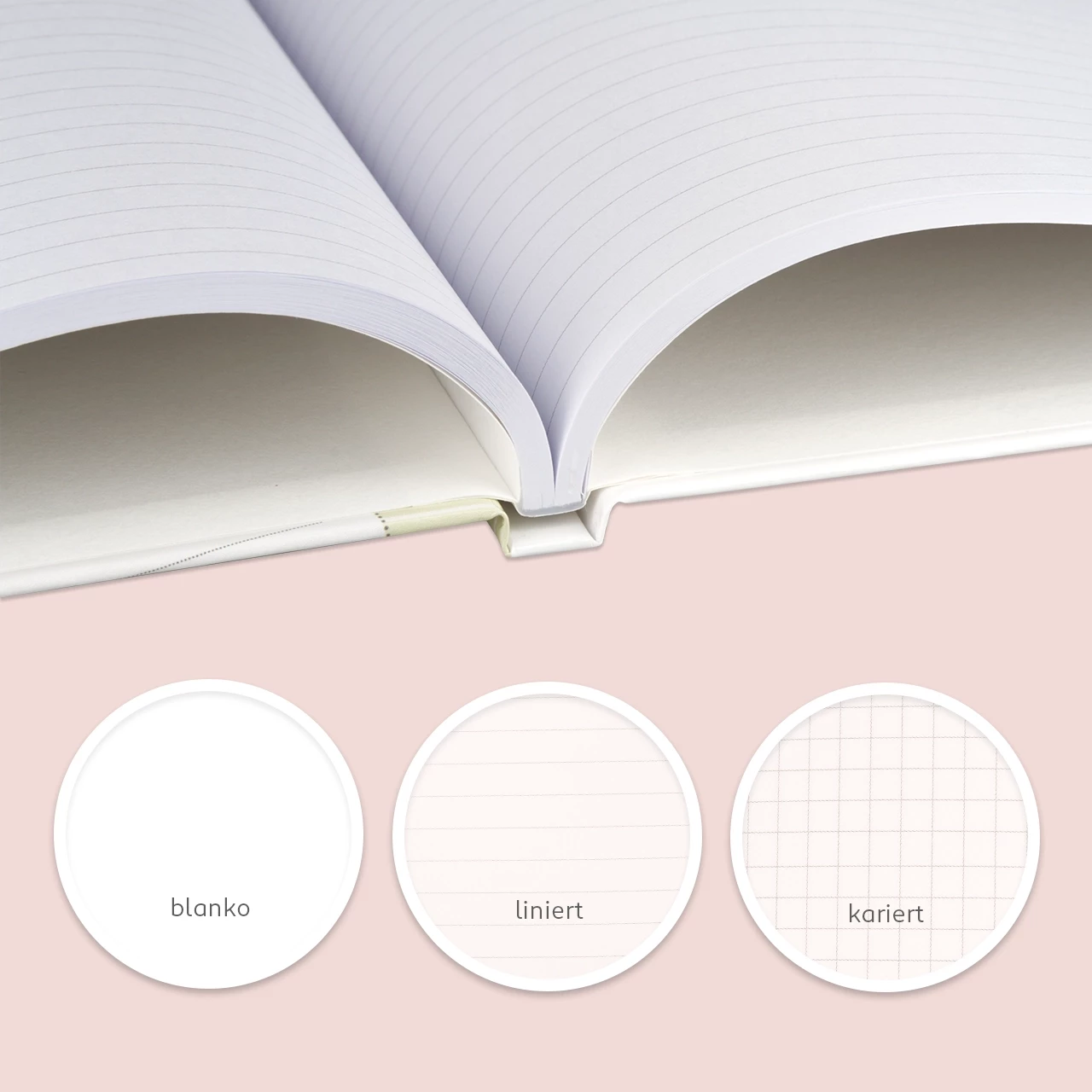 In der ROSSMANN Fotowelt könnt ihr ein schickes Notizbuch gestalten. Wählt zwischen linierten, karierten oder blanko Seiten. Viele schöne Designvorlagen.