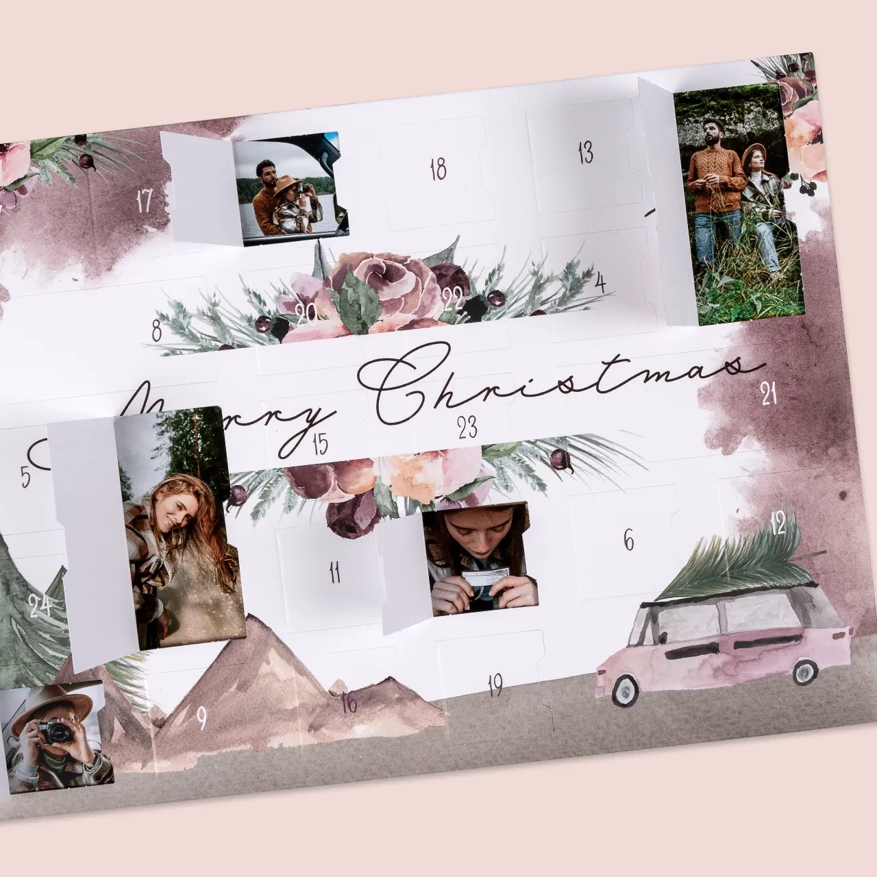 Gestaltet euren persönlichen Adventskalender mit Bildern in der ROSSMANN Fotowelt – das ideale vorweihnachtliche Geschenk für Familie, Freunde und Kollegen!