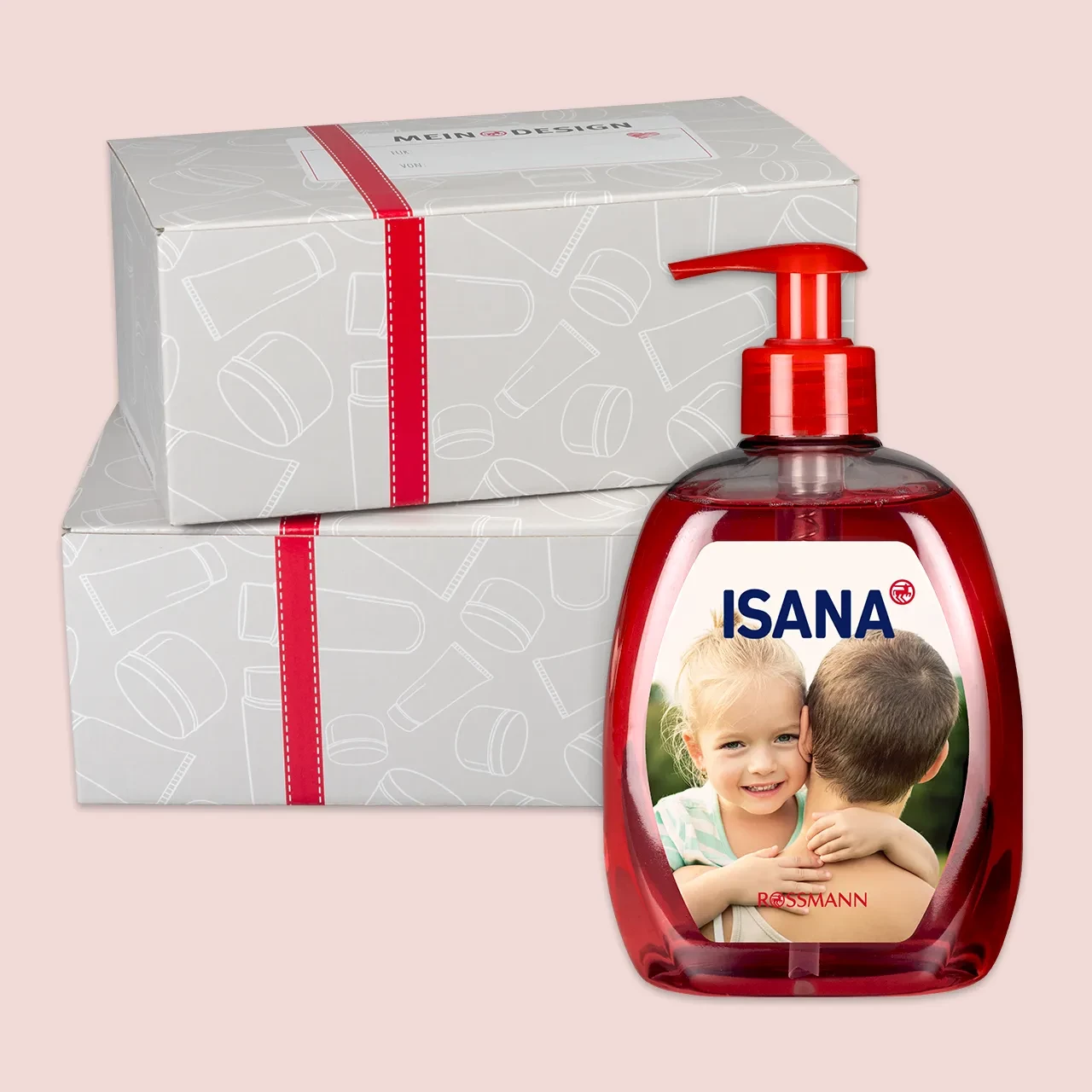 Mit den ISANA Handseife Foto-Etiketten werdet ihr zum Produktdesigner. Die personalisierte Seife von ISANA wird damit zum absoluten Hingucker im Badezimmer.