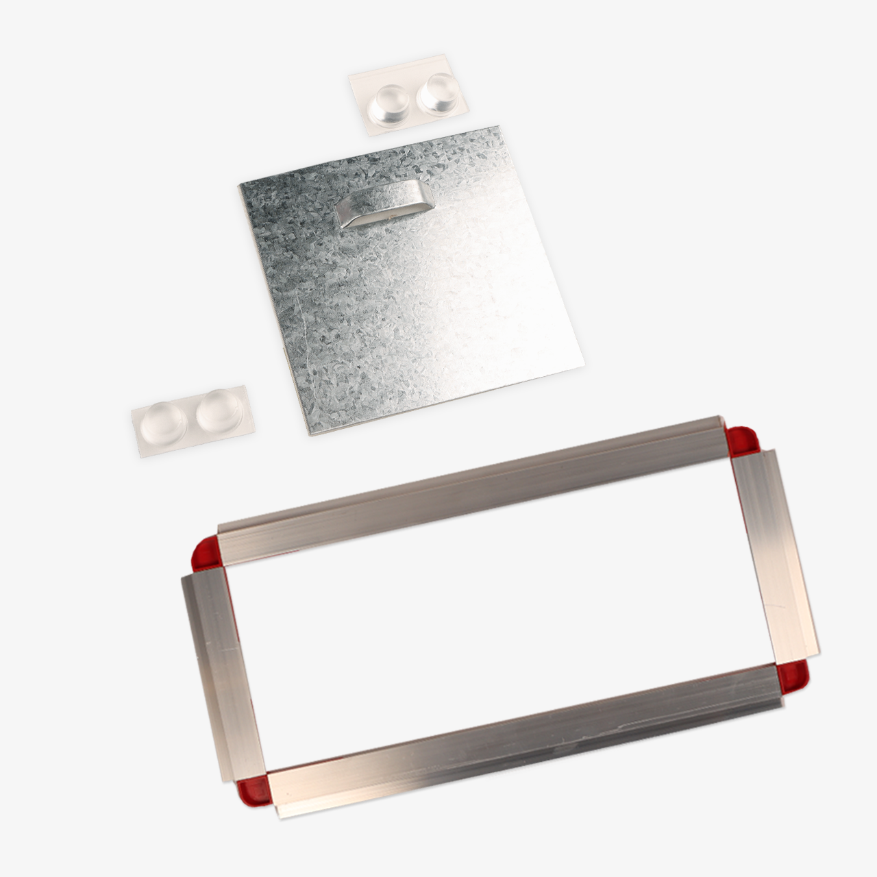 Die starke Magnethalterung für den Alu-Dibond Druck ermöglicht eine einfache Anbringung. Magnethalterung, Schrauben und Dübel sind im Lieferumfang enthalten.