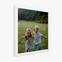 MIXPIX Fotokachel mit Kinderfoto und weißem Rahmen
