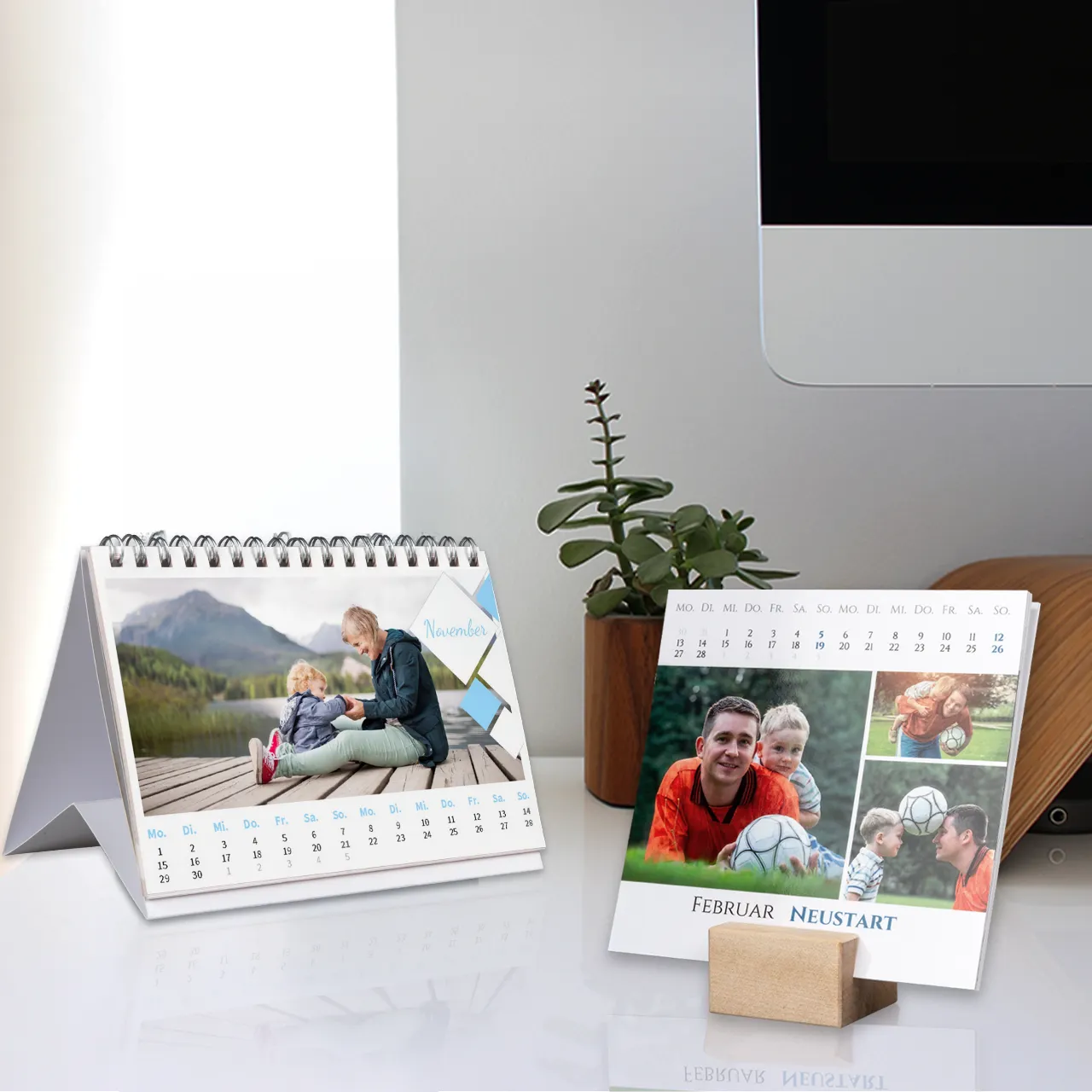Die Tischkalender der ROSSMANN Fotowelt sind hochwertig und können selbst gestaltet werden. Werdet jetzt kreativ und erstellt euch euren eigenen Kalender für zuhause.